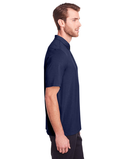 North End Men's Jaq Snap-Up Stretch Performance Polo NE100 #color_CLASSIC NAVY