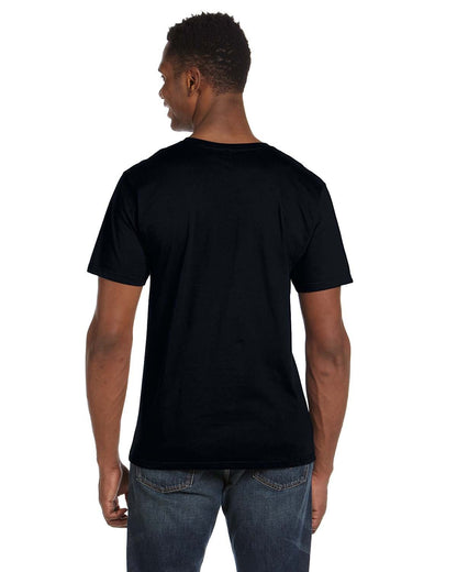 Gildan Adult Softstyle® V-Neck T-Shirt G64V #color_BLACK