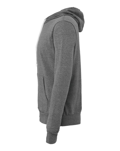 BELLA + CANVAS Sponge Fleece Hoodie 3719 #color_Deep Heather