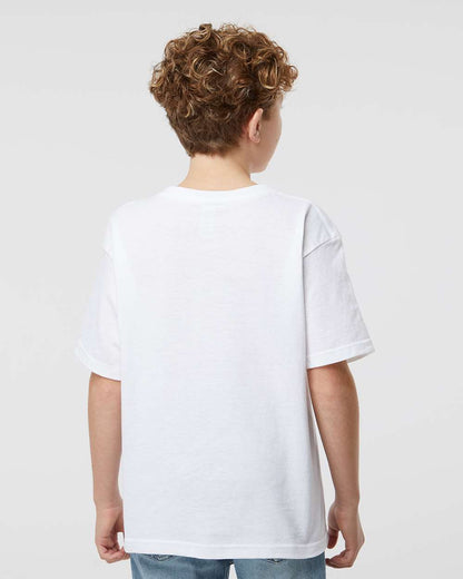 M&O Youth Gold Soft Touch T-Shirt 4850 #colormdl_White