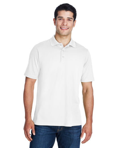 Core365 Men's Origin Performance Piqué Polo 88181 #color_WHITE
