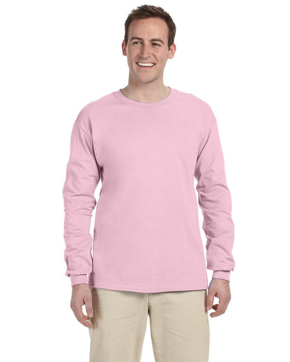 Gildan Adult Ultra Cotton® Long-Sleeve T-Shirt G240 #color_LIGHT PINK