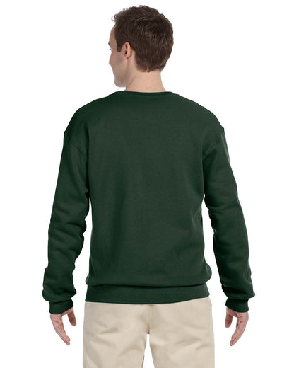 JERZEES Adult NuBlend® Fleece Crew 562 #color_FOREST GREEN