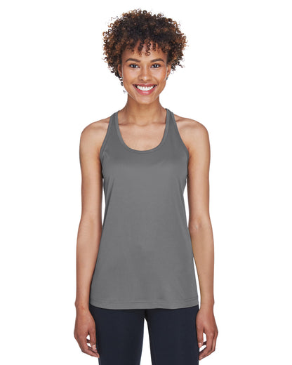 Team 365 Ladies' Zone Performance Racerback Tank TT11WRC #color_SPORT GRAPHITE