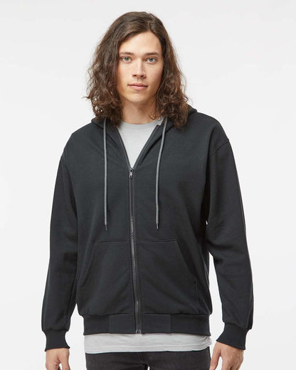 King Fashion Full-Zip Sweatshirt KF9047 #colormdl_Black/ Charcoal