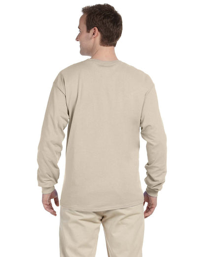 Gildan Adult Ultra Cotton® Long-Sleeve T-Shirt G240 #color_SAND