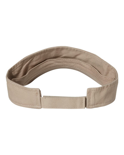 Valucap Bio-Washed Visor VC500 #color_Khaki