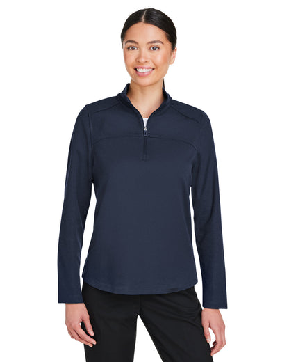 North End Ladies' Express Tech Performance Quarter-Zip NE412W #color_CLASSIC NAVY