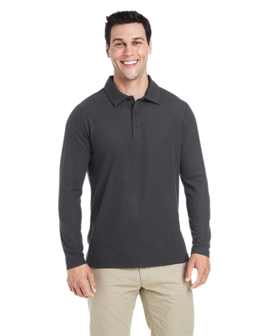 Core365 Men's Fusion ChromaSoft™ Long-Sleeve Pique Polo CE112L