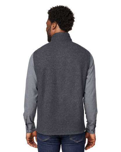 North End Men's Aura Sweater Fleece Vest NE714 #color_CARBON