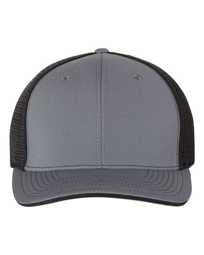 Richardson Pulse Sportmesh R-Flex Cap 172 #color_Charcoal/ Black Split