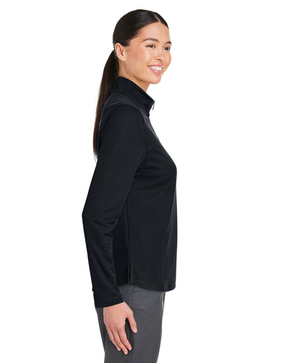 North End Ladies' Express Tech Performance Quarter-Zip NE412W #color_BLACK