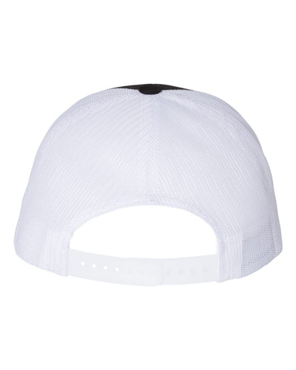 Richardson Low Pro Trucker Cap 115 #color_Black/ White