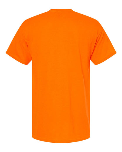 M&O Gold Soft Touch T-Shirt 4800 #color_Safety Orange