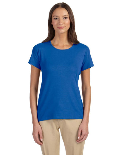 Devon & Jones Ladies' Perfect Fit™ Shell T-Shirt DP182W #color_FRENCH BLUE