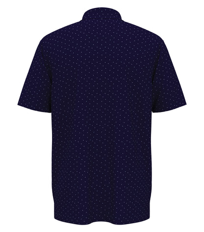 Callaway Micro Chev Print Polo CGM791 #color_Peacoat Navy
