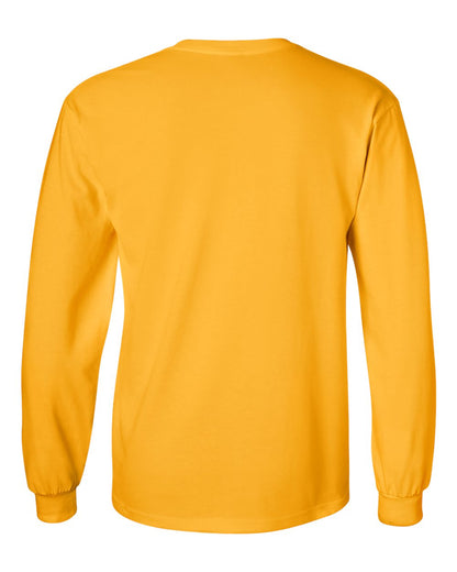 Gildan Ultra Cotton® Long Sleeve T-Shirt 2400 #color_Gold