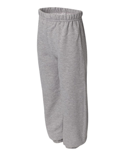 JERZEES NuBlend® Youth Sweatpants 973BR #color_Oxford