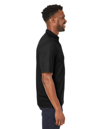 North End Men's Replay Recycled Polo NE102 #color_BLACK