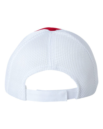 Sportsman Spacer Mesh-Back Cap 3200 #color_Red/ White