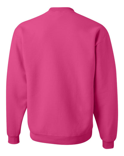 JERZEES NuBlend® Crewneck Sweatshirt 562MR #color_Cyber Pink