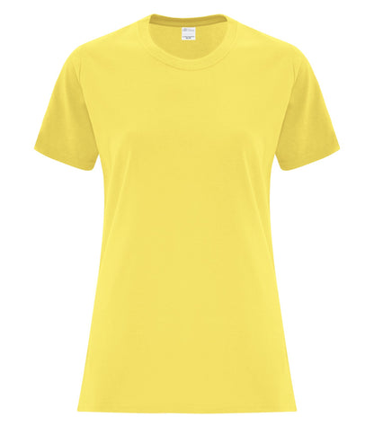 Atc Everyday Collection Everyday Cotton Lds' Tee ATC1000L #color_Yellow