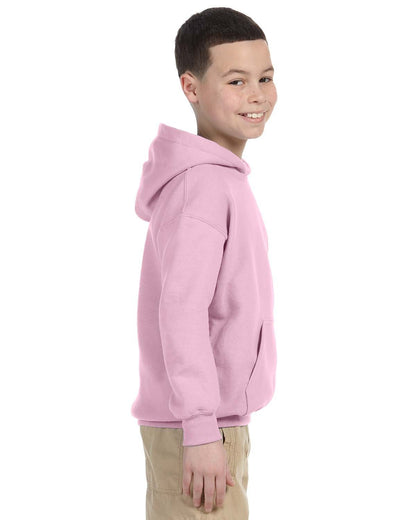 Gildan Youth Heavy Blend™ Hooded Sweatshirt G185B #color_LIGHT PINK