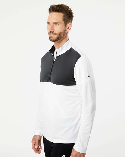 Adidas Lightweight Quarter-Zip Pullover A280 #colormdl_White/ Carbon