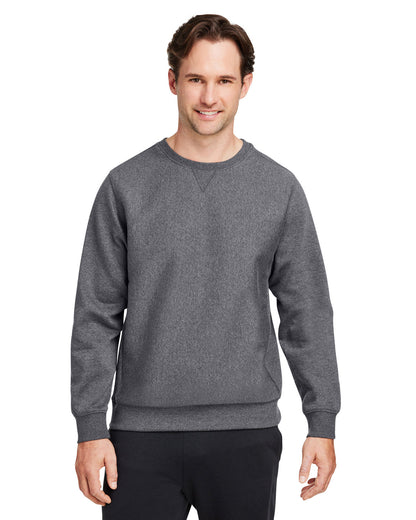 Team 365 Unisex Zone HydroSport™ Heavyweight Sweatshirt TT98 #color_DARK GREY HEATHR