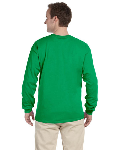 Gildan Adult Ultra Cotton® Long-Sleeve T-Shirt G240 #color_IRISH GREEN