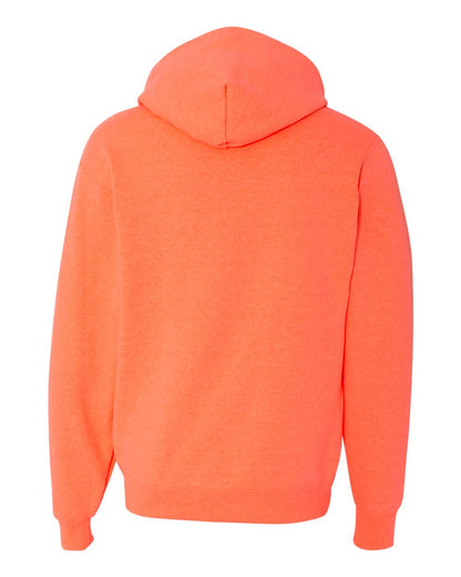 JERZEES NuBlend® Hooded Sweatshirt 996MR #color_Retro Heather Coral