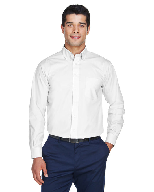 Devon & Jones Men's Crown Collection® Solid Broadcloth Woven Shirt D620