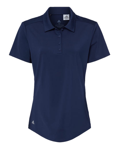 Adidas Women's Ultimate Solid Polo A515 #color_Team Navy Blue