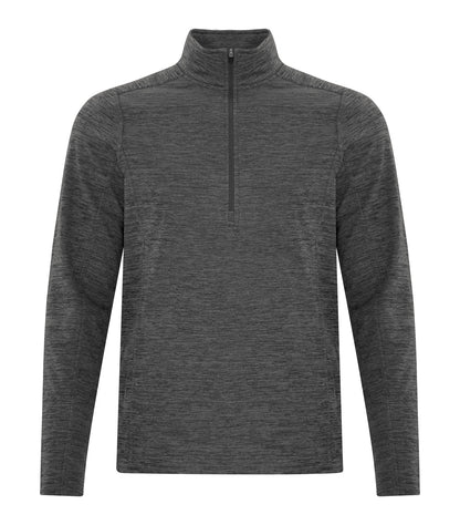 Atc Dynamic Heather Fleece 1/2 Zip F2022 #color_Charcoal