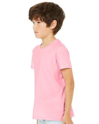 BELLA + CANVAS Youth Jersey Tee 3001Y #colormdl_Pink