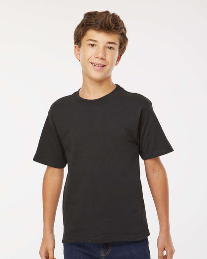 M&O Youth Gold Soft Touch T-Shirt 4850 #colormdl_Black