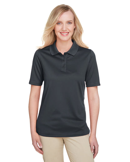 Harriton Ladies' Advantage Snag Protection Plus Polo M348W #color_DARK CHARCOAL