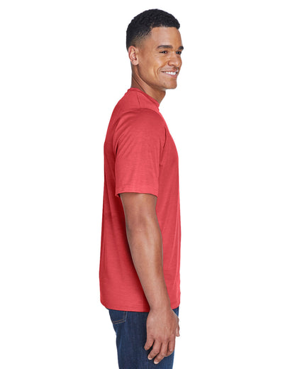 Team 365 Men's Sonic Heather Performance T-Shirt TT11H #color_SP RED HEATHER