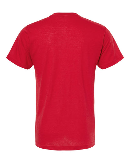 M&O Deluxe Blend V-Neck T-Shirt 3543 #color_Red