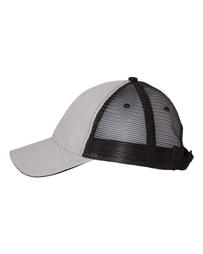 Valucap Sandwich Trucker Cap S102 #color_Grey/ Black