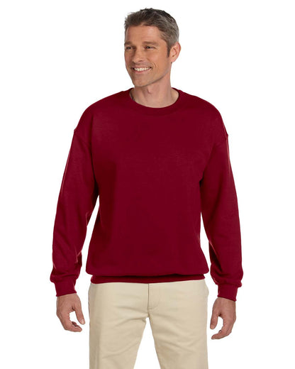 Gildan Adult Heavy Blend™ Fleece Crew G180 #color_GARNET