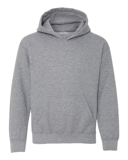 Gildan Heavy Blend™ Youth Hooded Sweatshirt 18500B #color_Graphite Heather