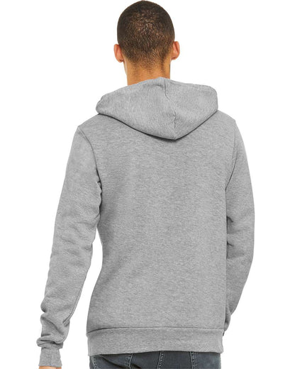 BELLA + CANVAS Sponge Fleece Hoodie 3719 #colormdl_Athletic Heather