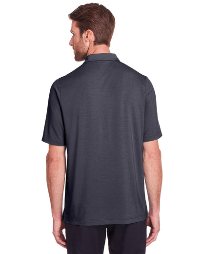 North End Men's Jaq Snap-Up Stretch Performance Polo NE100 #color_CARBON