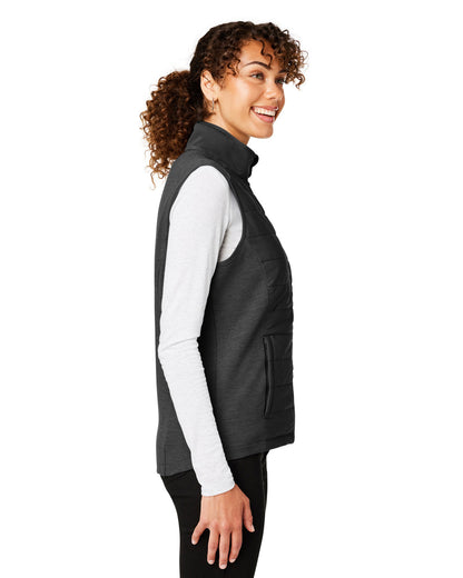 Devon & Jones New Classics® Ladies' Charleston Hybrid Vest DG706W #color_BLK MELANGE