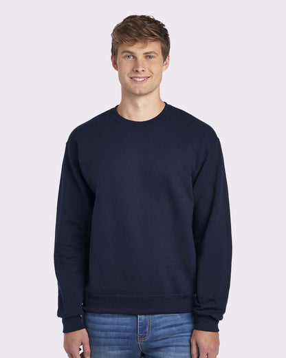 JERZEES NuBlend® Crewneck Sweatshirt 562MR #colormdl_J. Navy