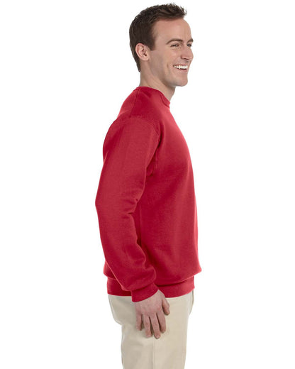 JERZEES Adult NuBlend® Fleece Crew 562 #color_TRUE RED