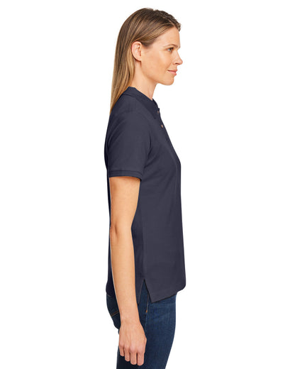 Harriton Ladies' Short-Sleeve Polo M200W #color_NAVY