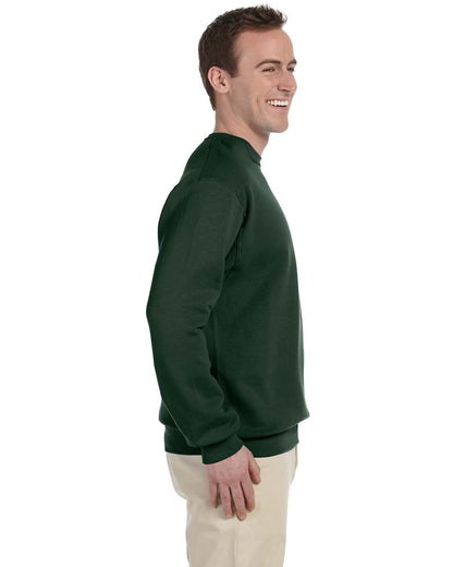JERZEES Adult NuBlend® Fleece Crew 562 #color_FOREST GREEN