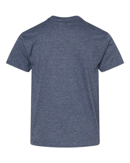 Gildan Softstyle® Youth T-Shirt 64000B #color_Heather Navy